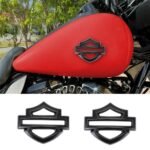 METAL CHROME Harley CVO custom metal tank emblems Show Chrome Finish - Image 3