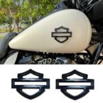 METAL CHROME Harley CVO custom metal tank emblems Show Chrome Finish - Image 7