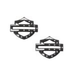 For Harley CVO Custom Metal Tank Emblems Fuel Gas Badge American US Flag matte - Image 2