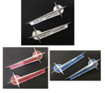 For Harley Vintage Style Gas Fuel Tank Emblems Badges Touring Softail Fatboy