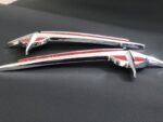 For Harley Vintage Style Gas Fuel Tank Emblems Badges Touring Softail Fatboy - Image 3