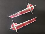 For Harley Vintage Style Gas Fuel Tank Emblems Badges Touring Softail Fatboy - Image 4