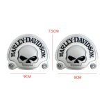 For Harley Davidson Willie G Skull Sissy Bar Medallion Tour Pack Emblem Badge - Image 3